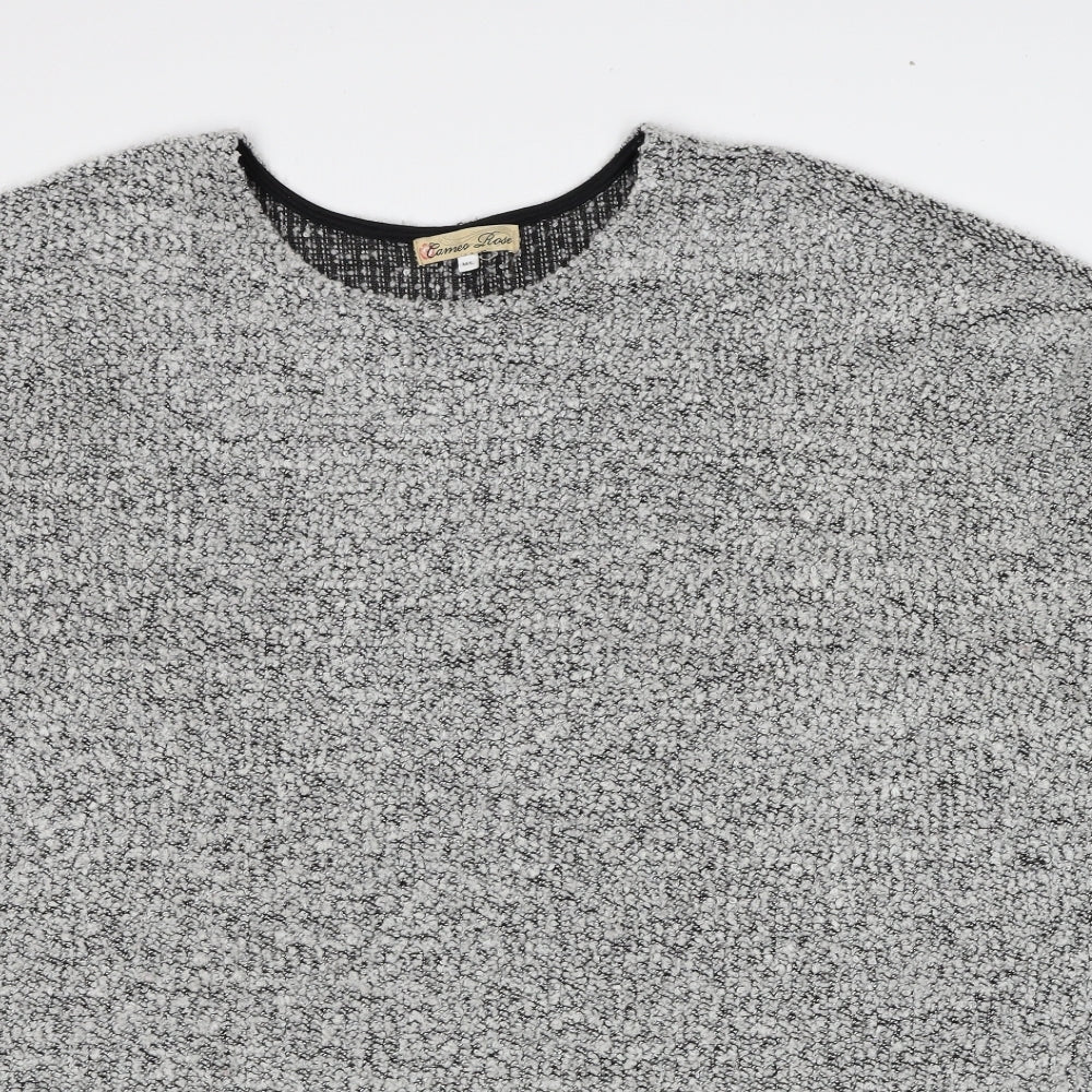 Womens UK Size M New Look Grey Pullover Jumper