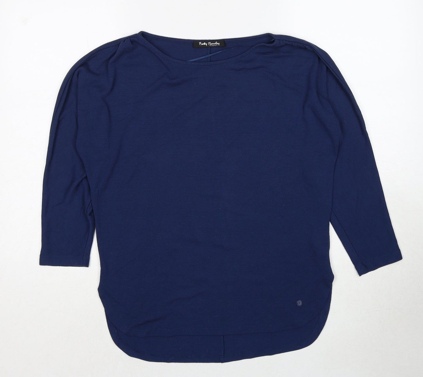 Womens UK Size 8 Betty Barclay Blue Pullover Jumper