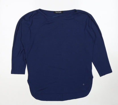 Womens UK Size 8 Betty Barclay Blue Pullover Jumper