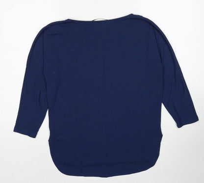 Womens UK Size 8 Betty Barclay Blue Pullover Jumper