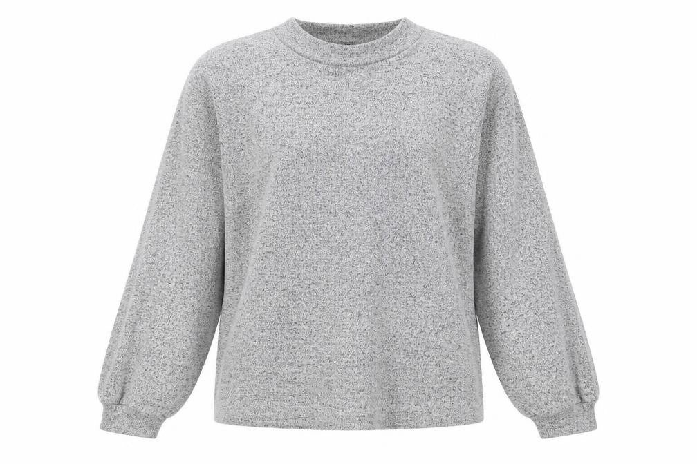Womens UK Size L Oasis Grey Basic Blouse