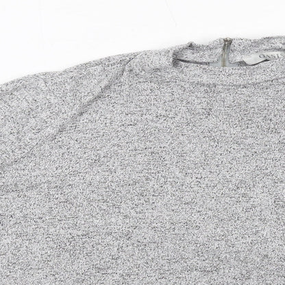 Womens UK Size L Oasis Grey Basic Blouse