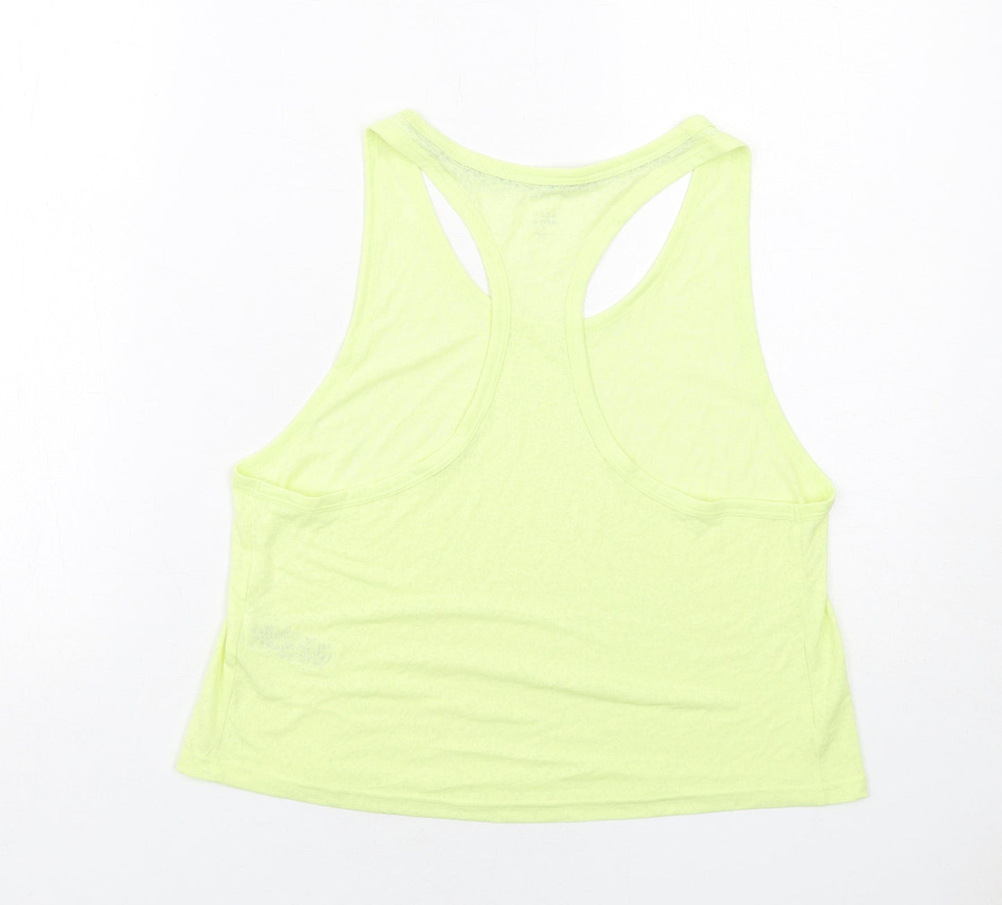 Marks and Spencer Womens Yellow Polyester Pullover Tank Size 10 Scoop Neck Pullover