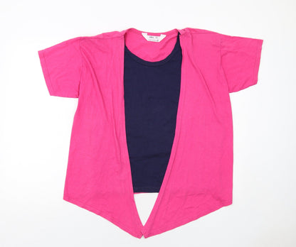 Womens UK Size M BHS Pink Basic Blouse