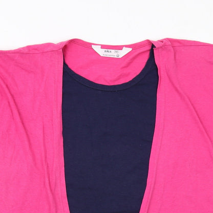 Womens UK Size M BHS Pink Basic Blouse