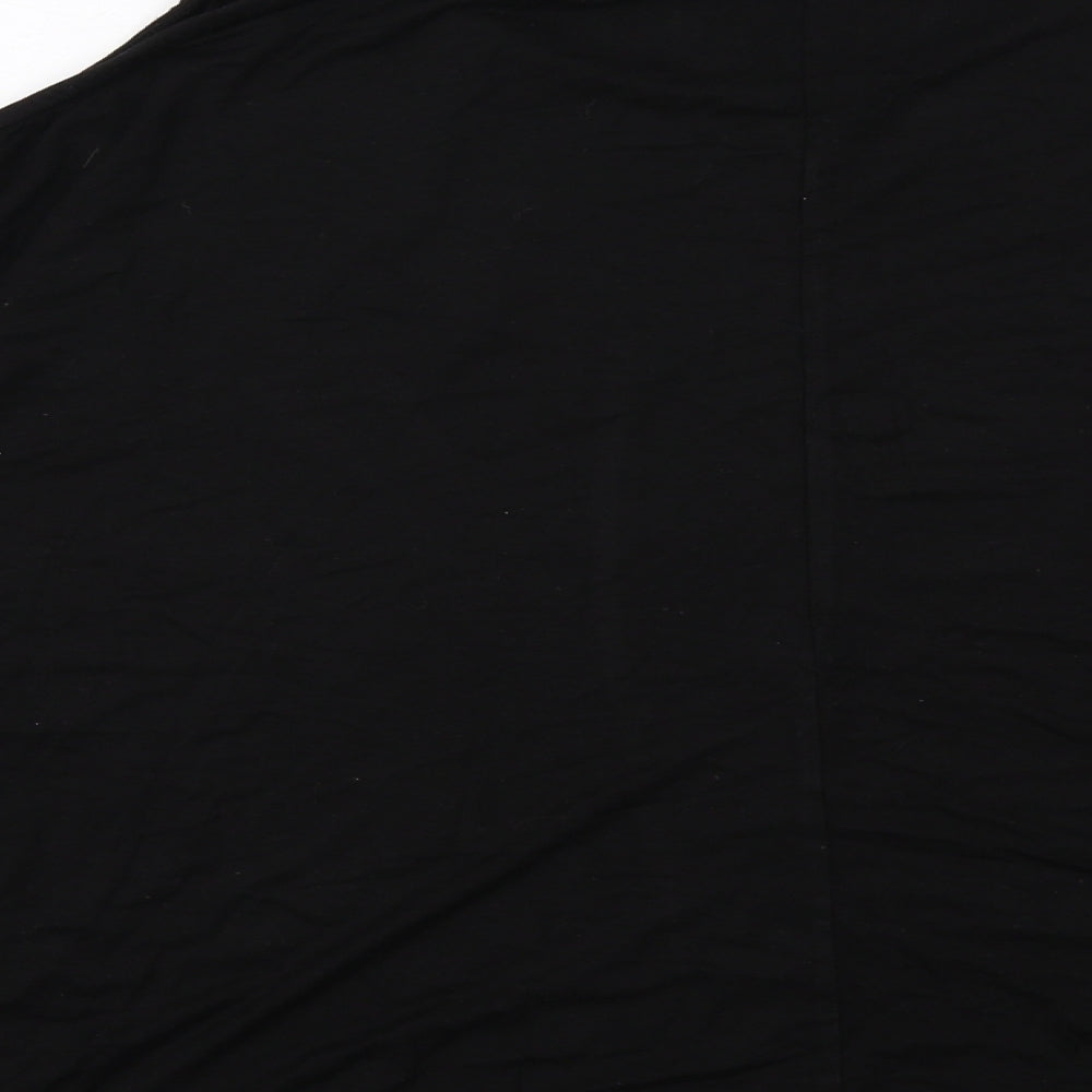Womens UK Size 14 Very Black Basic Blouse