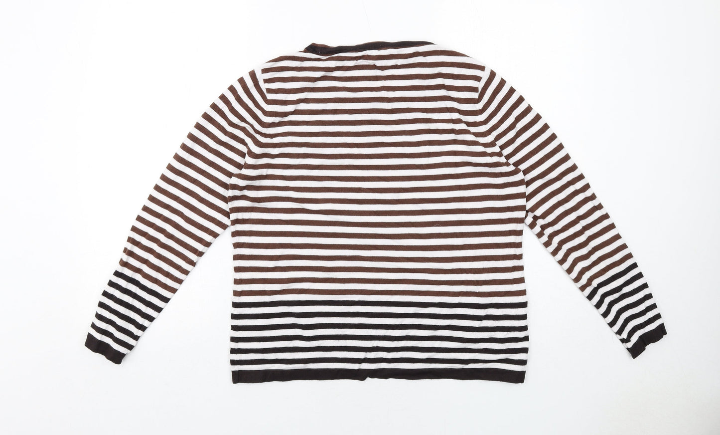 Womens UK Size L CC Brown Pullover Jumper
