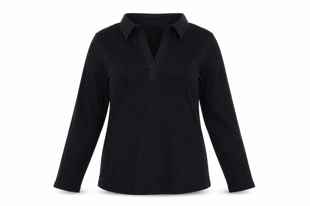 Womens UK Size 12 Marks and Spencer Black Basic Blouse