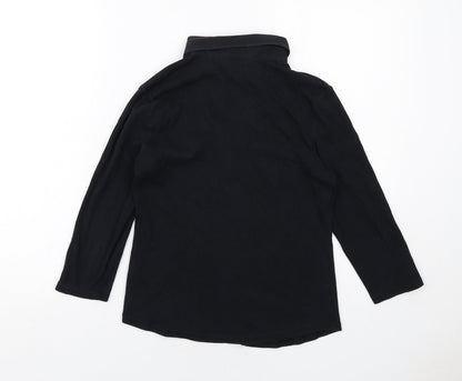 Womens UK Size 12 Marks and Spencer Black Basic Blouse