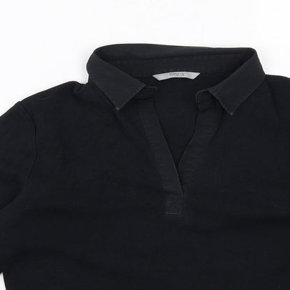 Womens UK Size 12 Marks and Spencer Black Basic Blouse