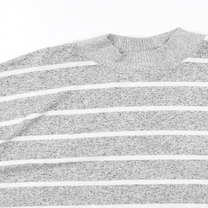 Womens UK Size 10 Marks and Spencer Grey Pullover Jumper