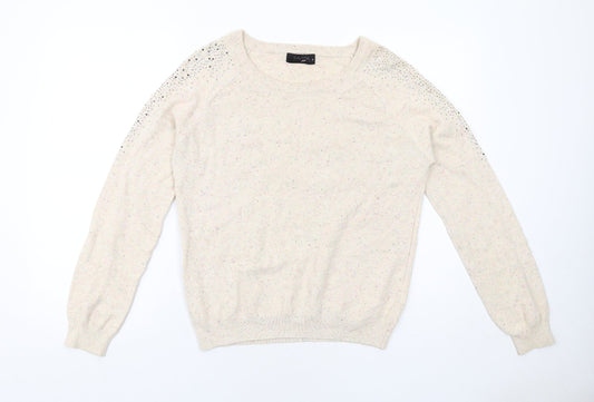 Womens UK Size M Savida Ivory Pullover Jumper