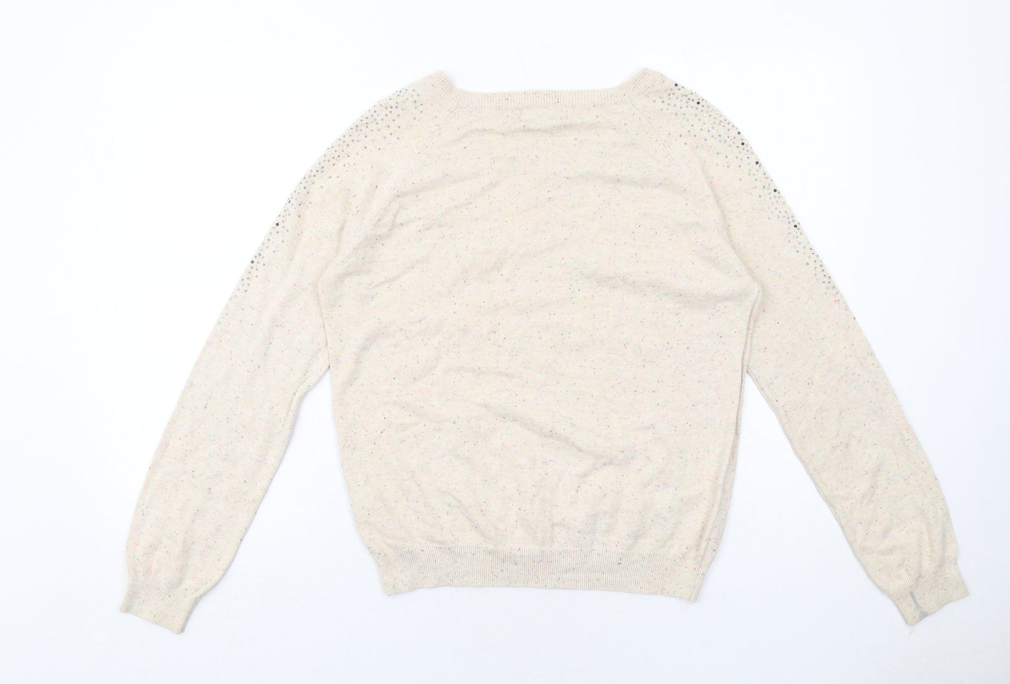 Womens UK Size M Savida Ivory Pullover Jumper