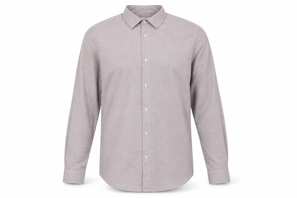 NEXT Mens Red Polyester Button-Up Size 16 Collared Button
