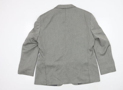 Mens UK Size 42 Impressions Regular Grey Suit Jacket