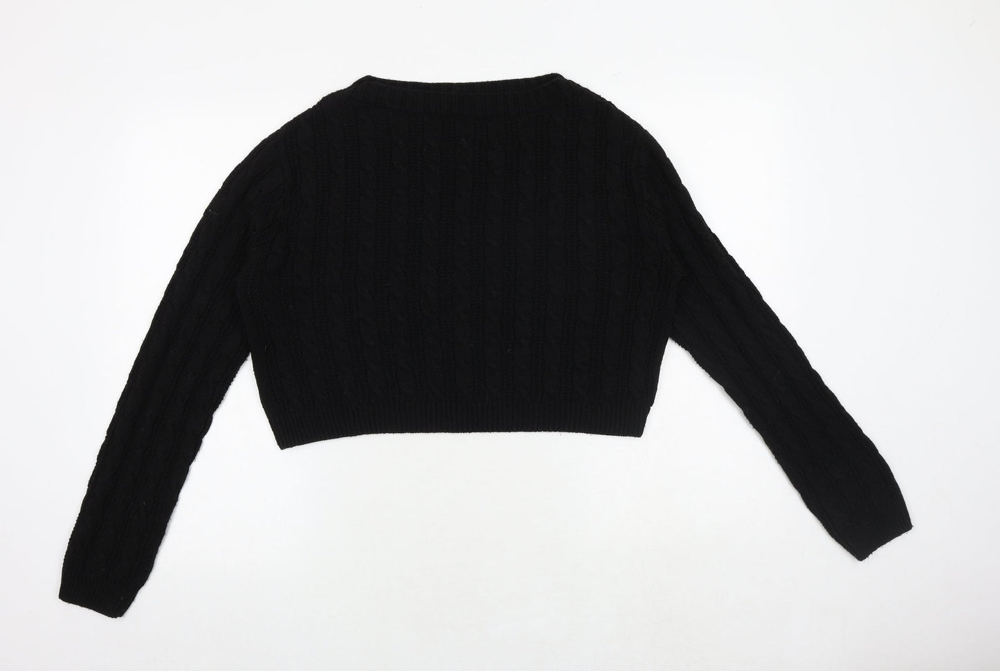 Womens UK Size S Topshop Black Pullover Jumper
