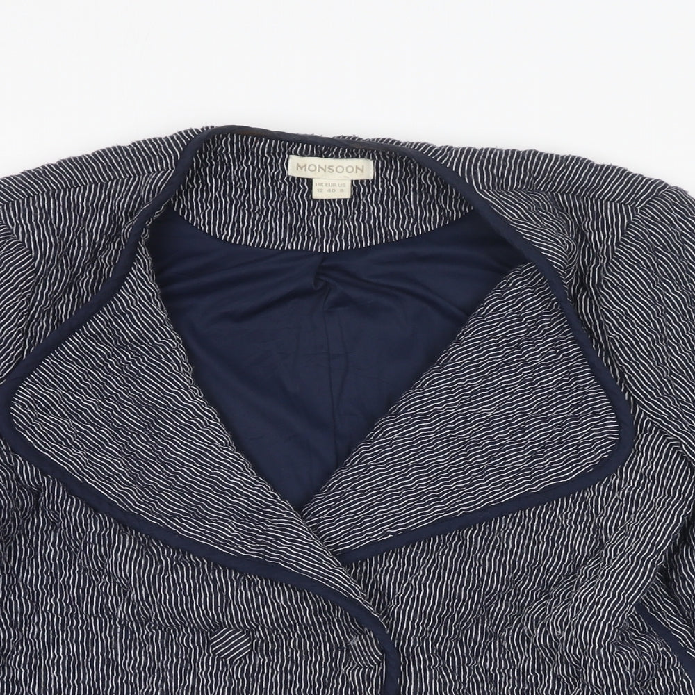 Womens UK Size 12 Monsoon Blue Jacket