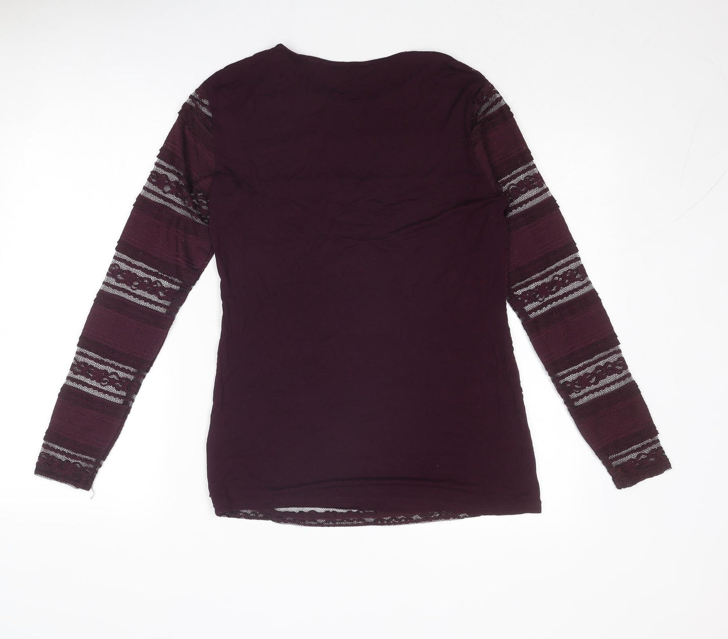 Womens UK Size 10 Dorothy Perkins Purple Basic Blouse
