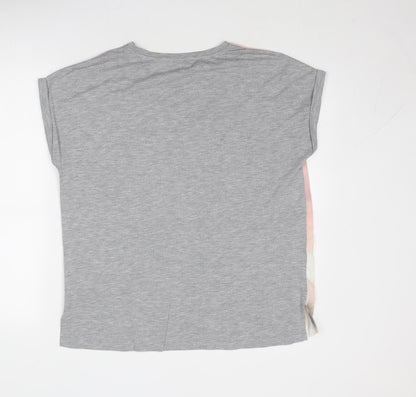 Womens UK Size 14 Per Una Grey Basic Blouse