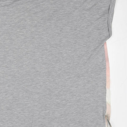 Womens UK Size 14 Per Una Grey Basic Blouse