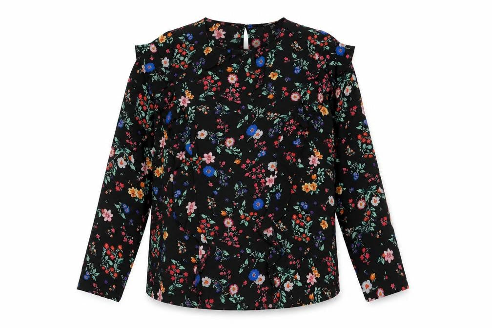 Womens UK Size 14 Simply Be Black Basic Blouse