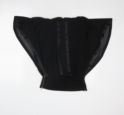 Womens UK Size 6 Coast Black Basic Blouse