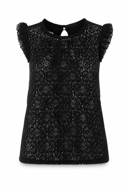 Womens UK Size M Oasis Black Basic Tank
