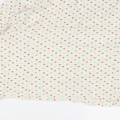 Womens UK Size 12 Tulchan Ivory Basic Button-Up