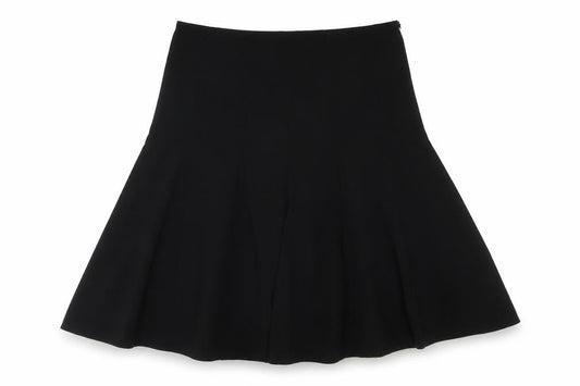 Marks and Spencer Womens Black Polyester Swing Skirt Size 36 in Zip