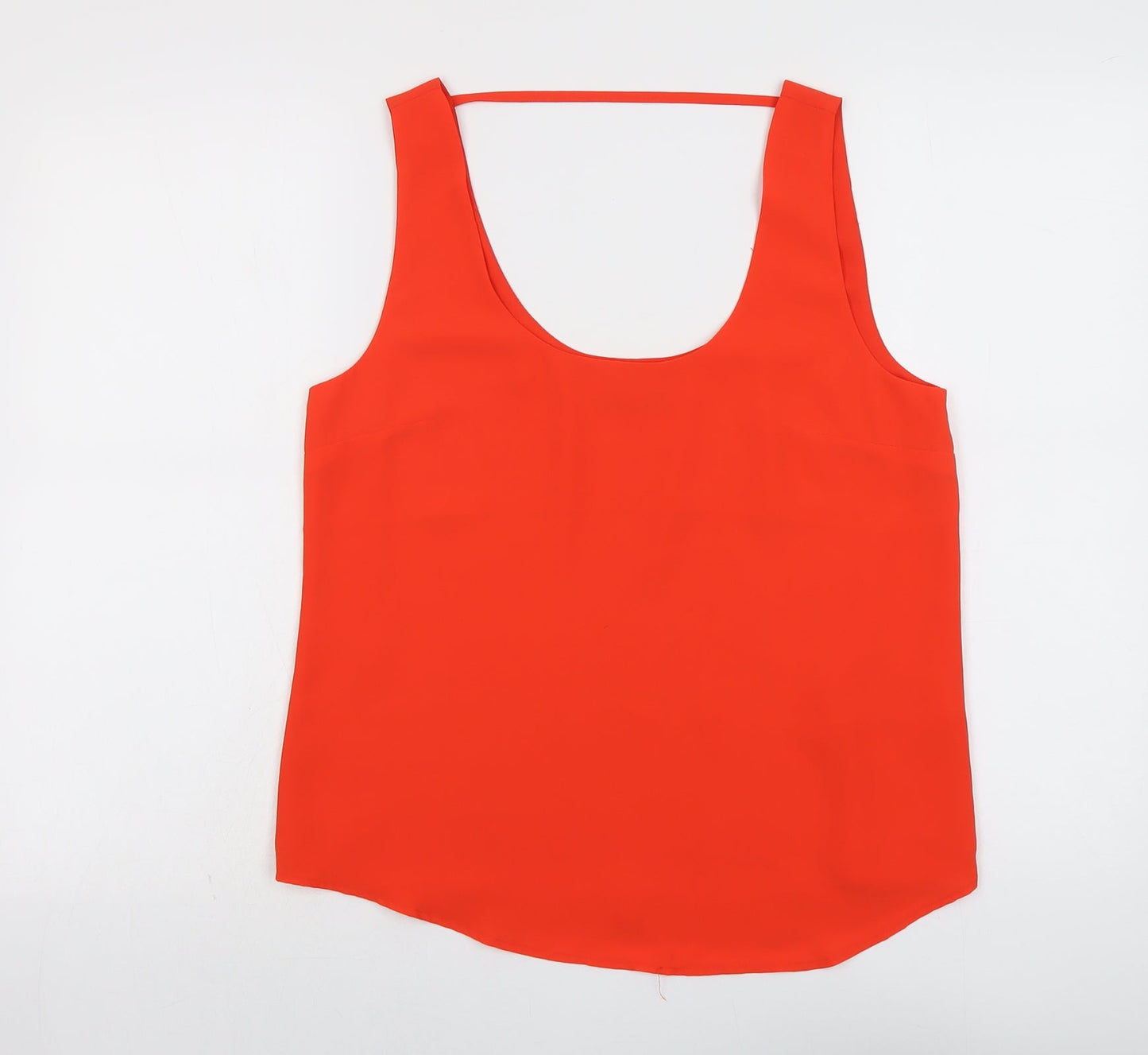 Womens UK Size 12 Oasis Red Basic Tank