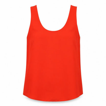 Womens UK Size 12 Oasis Red Basic Tank