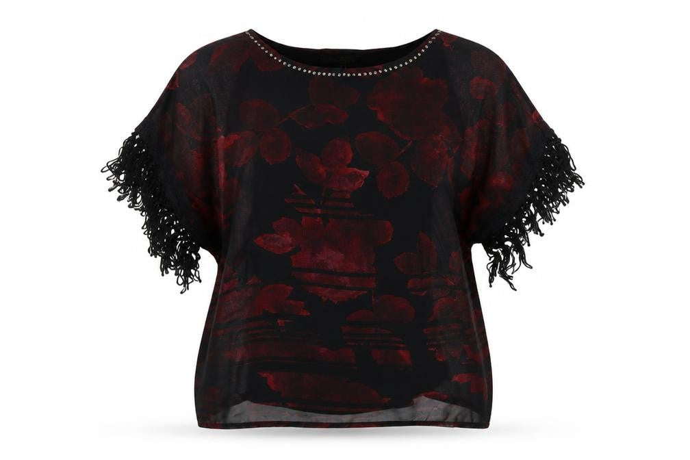 Womens UK Size 8 NEXT Black Basic Blouse