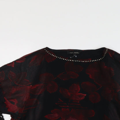Womens UK Size 8 NEXT Black Basic Blouse