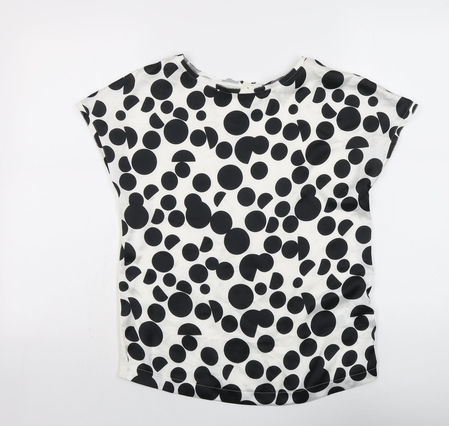 Womens UK Size S Marks and Spencer Black Basic Blouse
