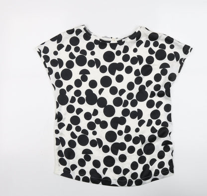 Womens UK Size S Marks and Spencer Black Basic Blouse