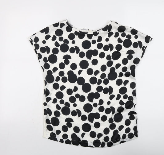 Womens UK Size S Marks and Spencer Black Basic Blouse