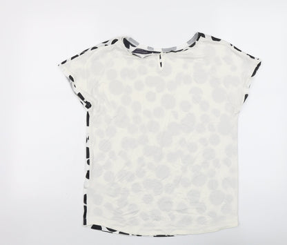 Womens UK Size S Marks and Spencer Black Basic Blouse