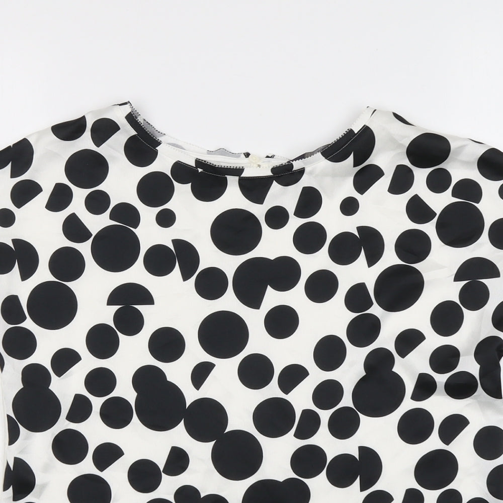 Womens UK Size S Marks and Spencer Black Basic Blouse