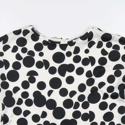 Womens UK Size S Marks and Spencer Black Basic Blouse