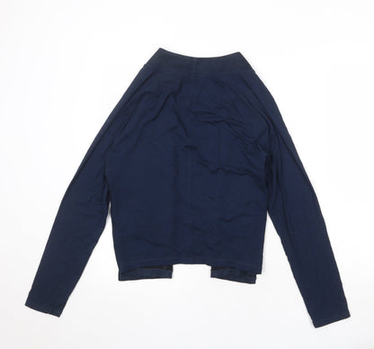 Womens UK Size M Sandwich Blue Cardigan Jumper