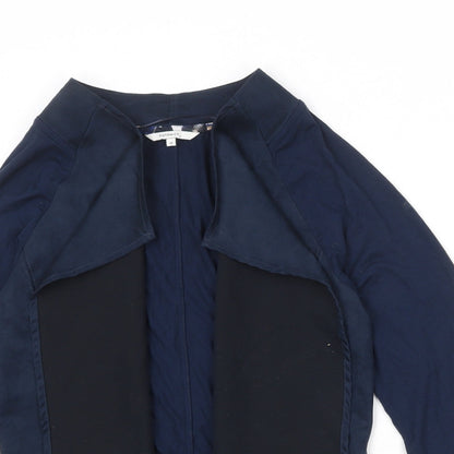 Womens UK Size M Sandwich Blue Cardigan Jumper