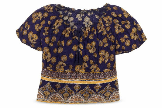 Womens UK Size 6 New Look Blue Basic Blouse