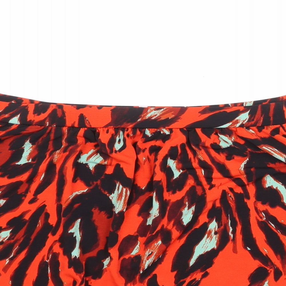 Womens UK Size 14 Very Orange Basic Blouse