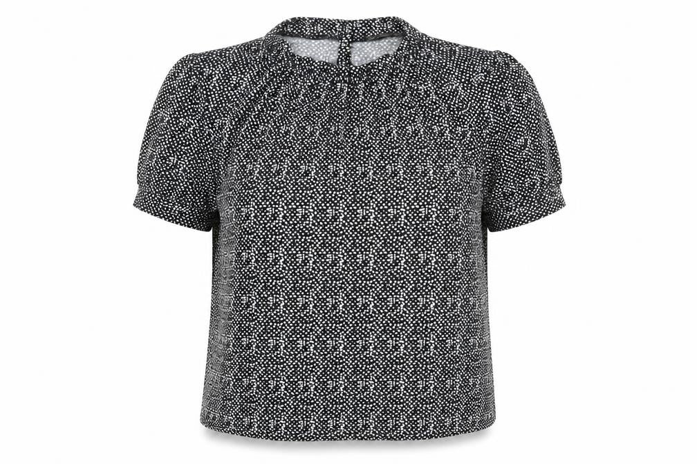 Womens UK Size M Adrianna Papell Black Basic Blouse