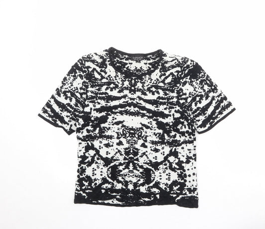 Womens UK Size 8 Topshop Black Pullover Jumper