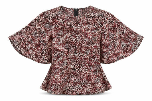 Womens UK Size 10 AX Paris Multicoloured Basic Blouse