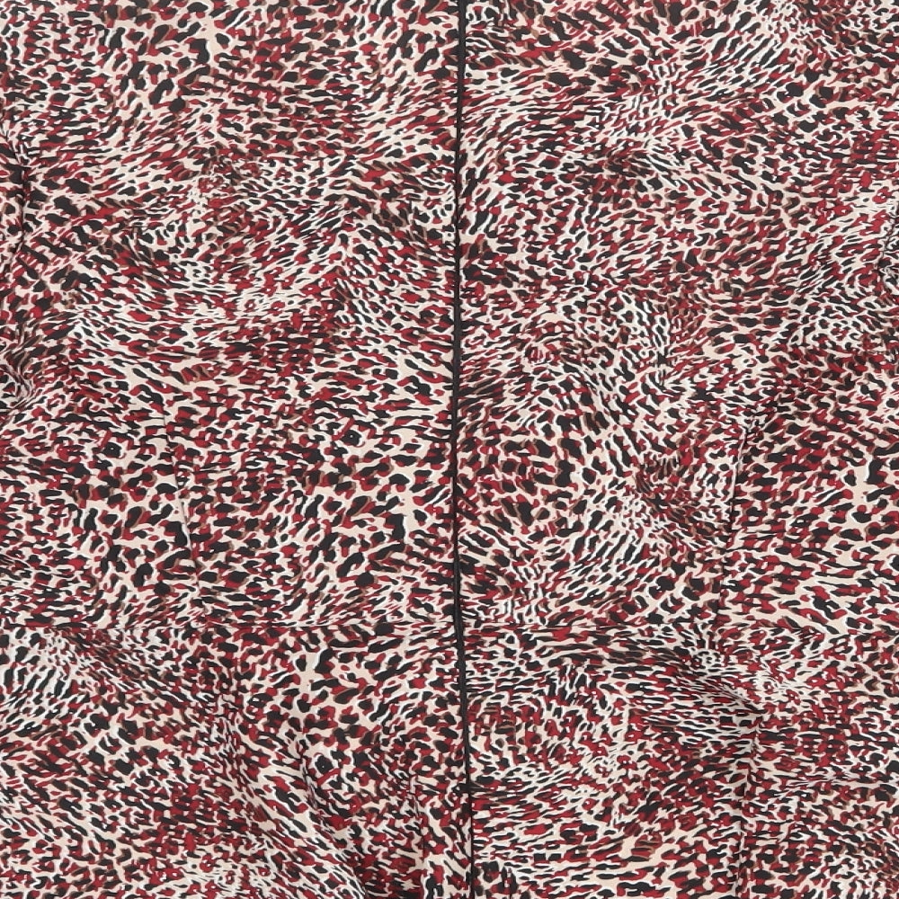 AX Paris Womens Multicoloured Geometric Polyester Basic Blouse Size 10 Round Neck - Angel Sleeve