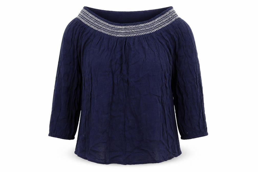 Womens UK Size S Gap Blue Basic Blouse
