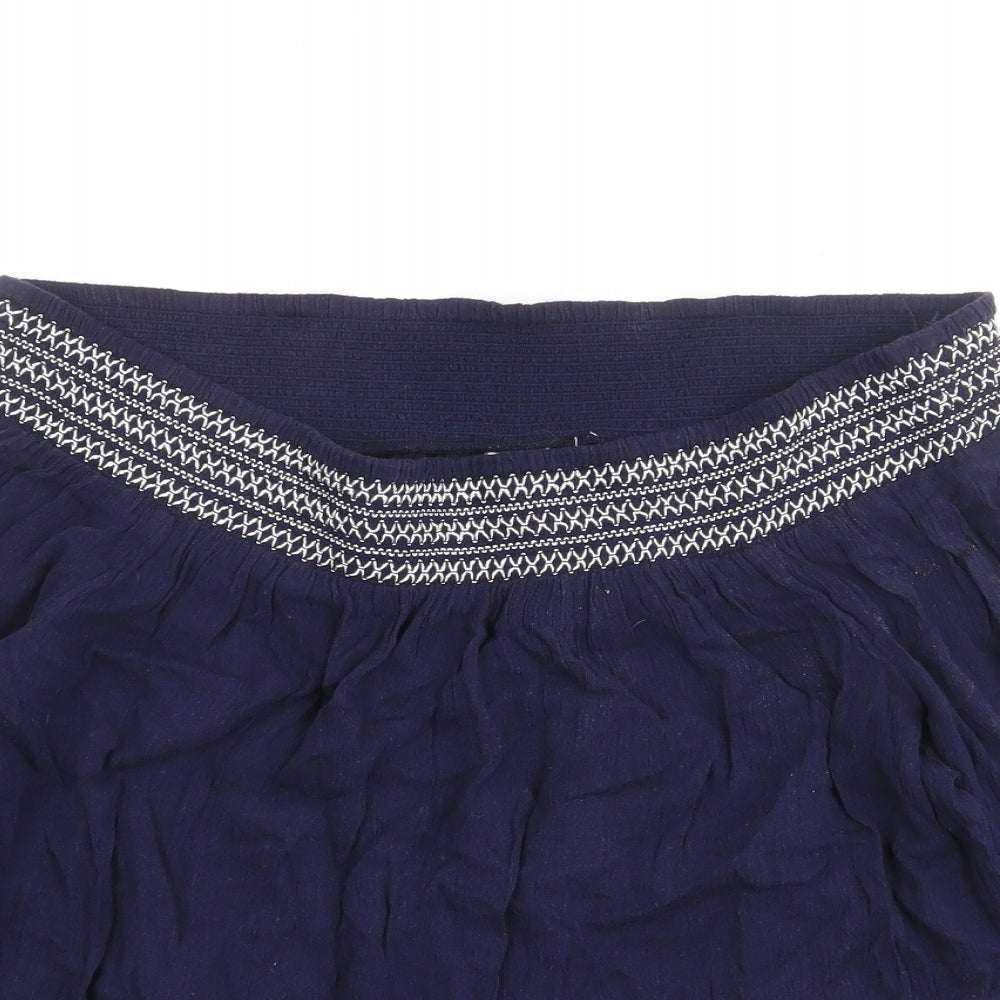 Womens UK Size S Gap Blue Basic Blouse