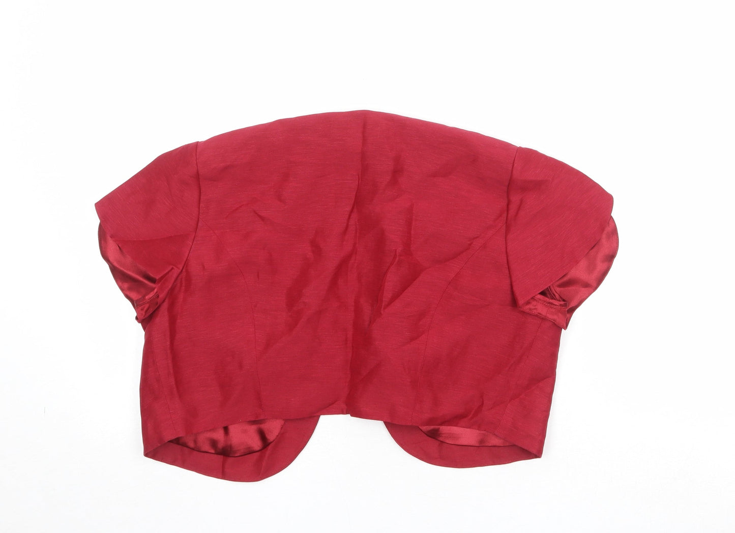 Womens UK Size 12 CC Red Cardigan Jumper